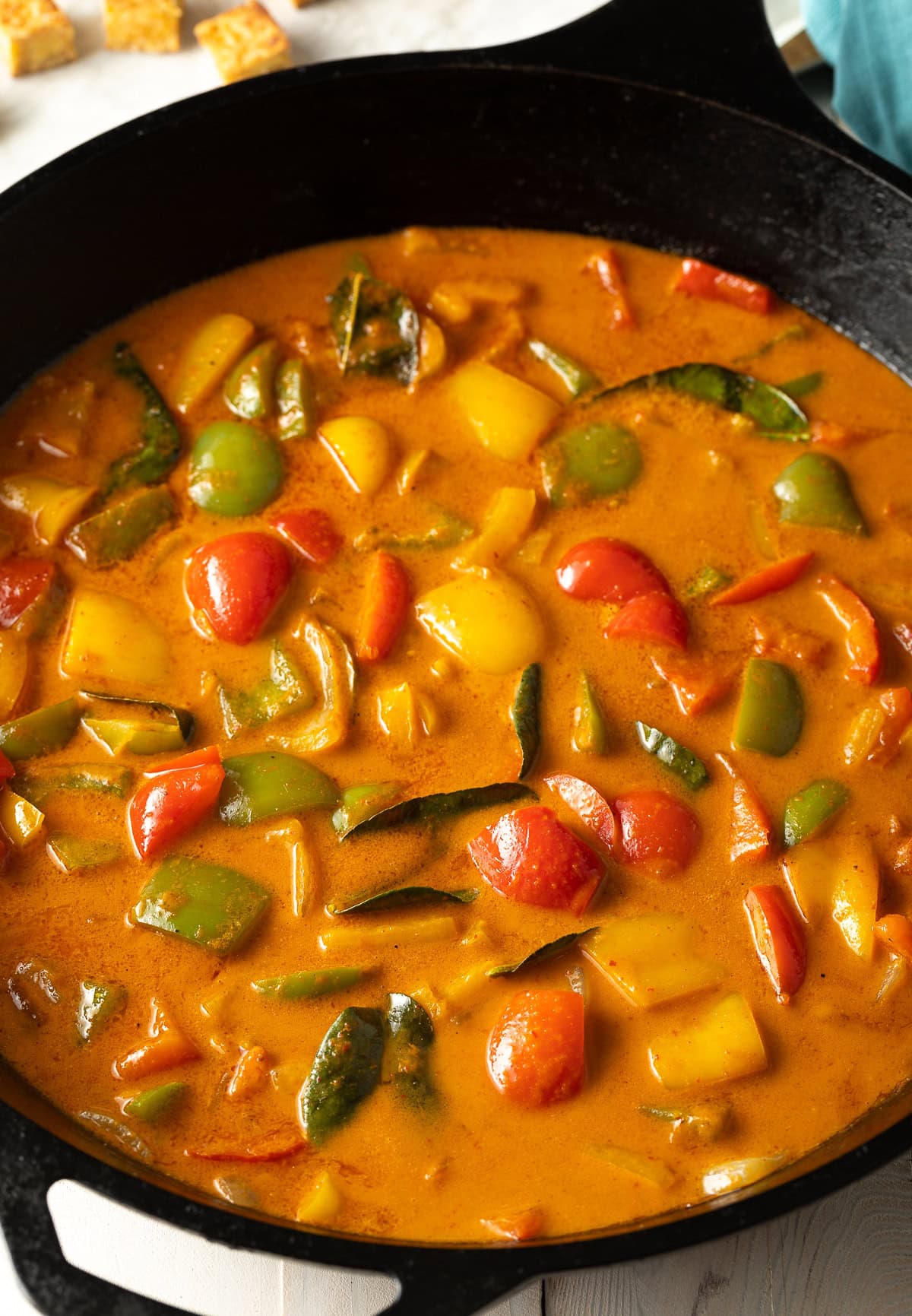 Panang Curry Recipe with Crispy Tofu (Vegetarian) A Spicy Perspective