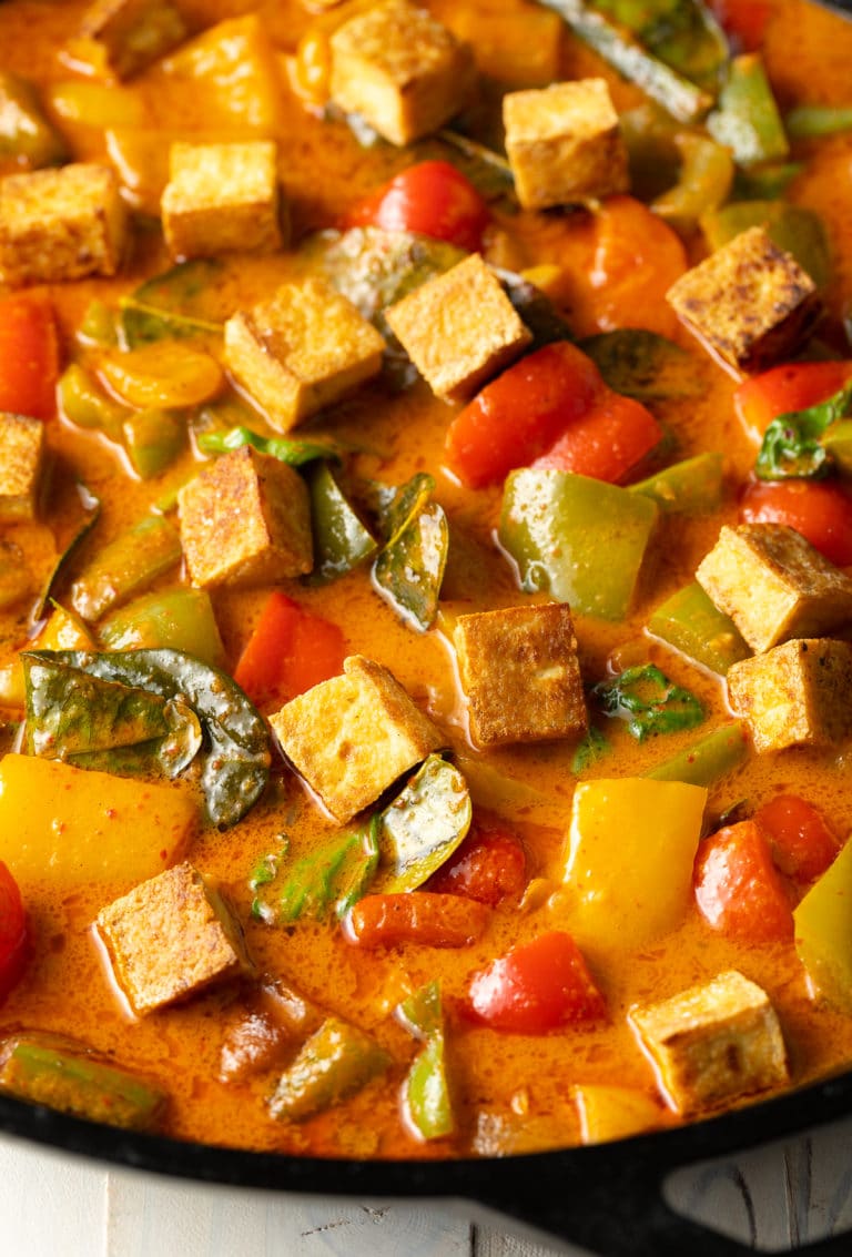 Panang Curry Recipe with Crispy Tofu (Vegetarian) A Spicy Perspective