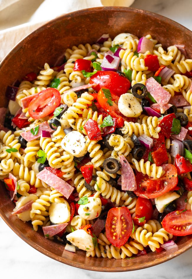 pasta salad with italian dressing 