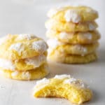 Best Lemon Crinkle Cookies Recipe #ASpicyPerspective #cookies #lemon #christmas #easter #best #easy