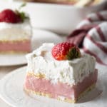 Strawberry Pudding Recipe #ASpicyPerspective #pudding #strawberry #southern #homemade #fresh #fromscratch #easter #spring #summer #valentinesday #strawberries