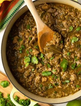 Zesty New Mexico Chile Verde (Green Chili)