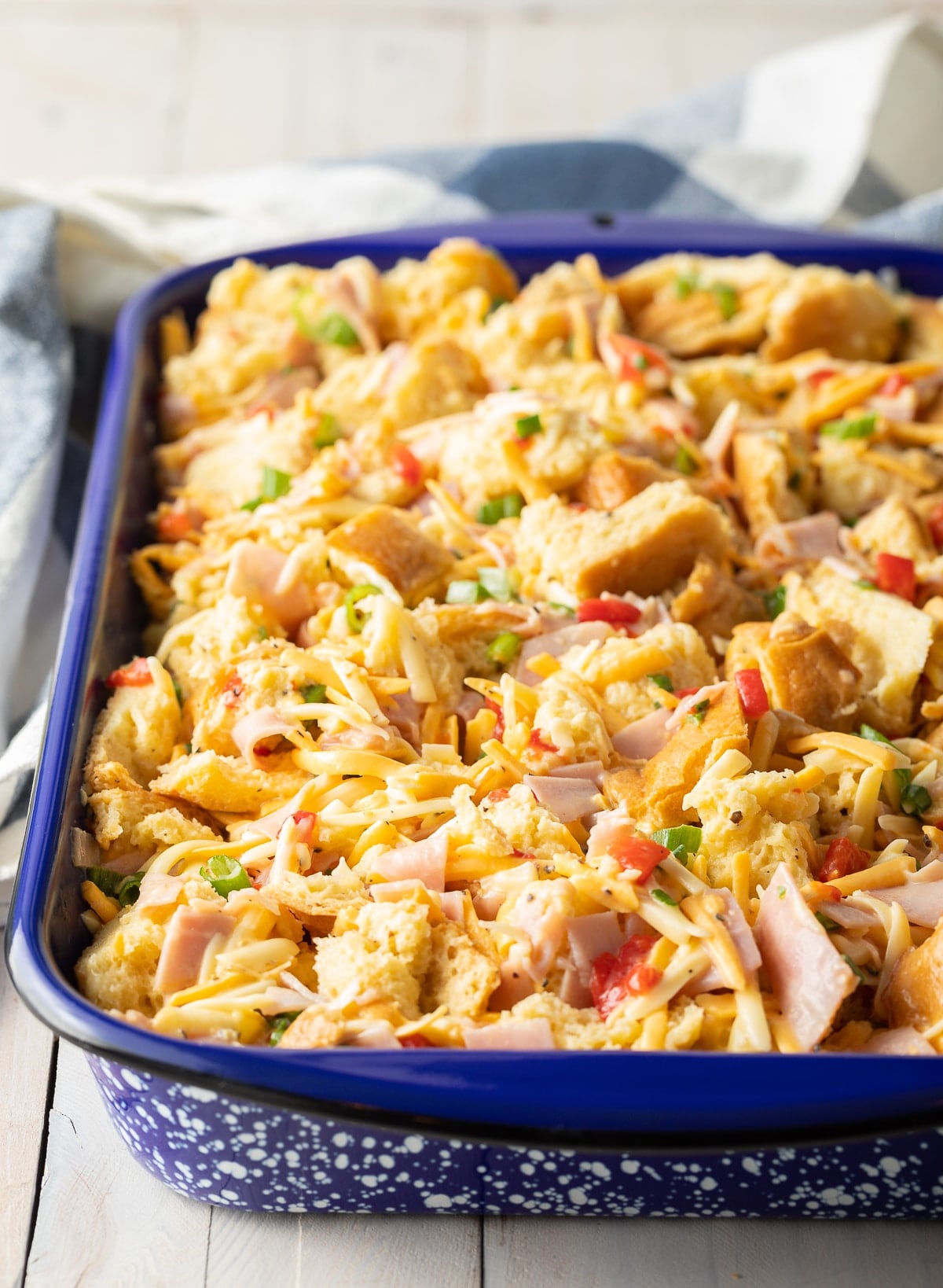 Strata Recipe (Breakfast Casserole) - A Spicy Perspective
