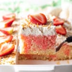 Strawberry Colada Jello Poke Cake Recipe  VIDEO  - 47
