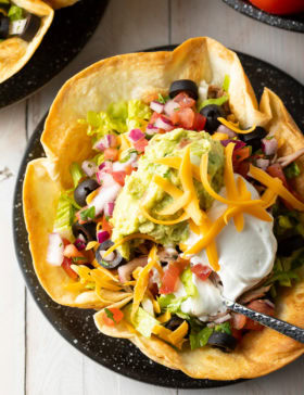 Bubbly Taco Salad Bowls