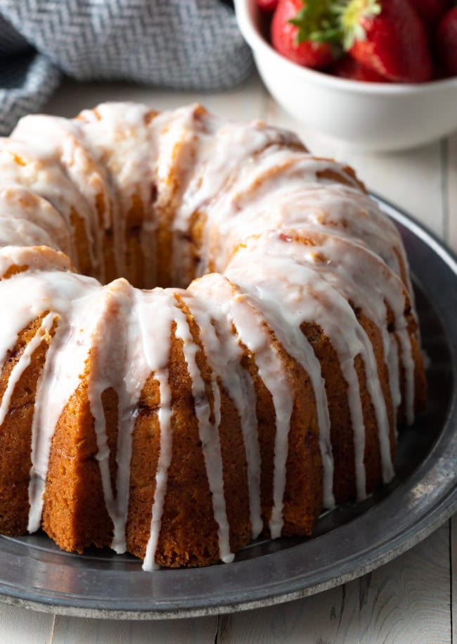 Strawberry Bundt Cake (Video) A Spicy Perspective