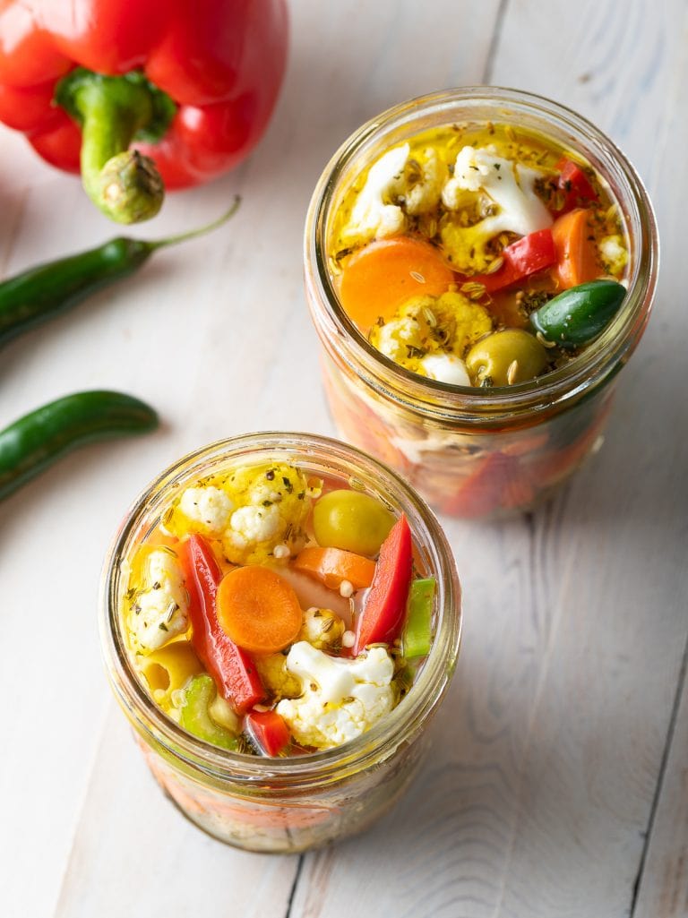 Italian Pickled Vegetables (Giardiniera) A Spicy Perspective