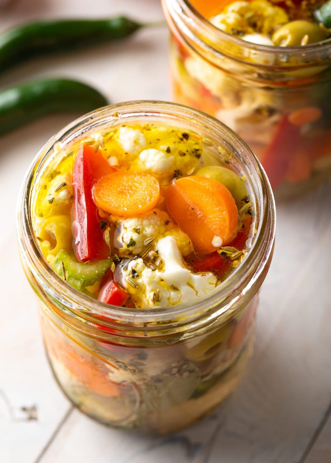 Italian Pickled Vegetables (Giardiniera) A Spicy Perspective