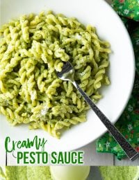 Creamy Pesto Sauce Recipe  VIDEO  - 98