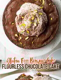 Flourless Chocolate Cake  Gluten Free Brownie Cake    VIDEO - 30