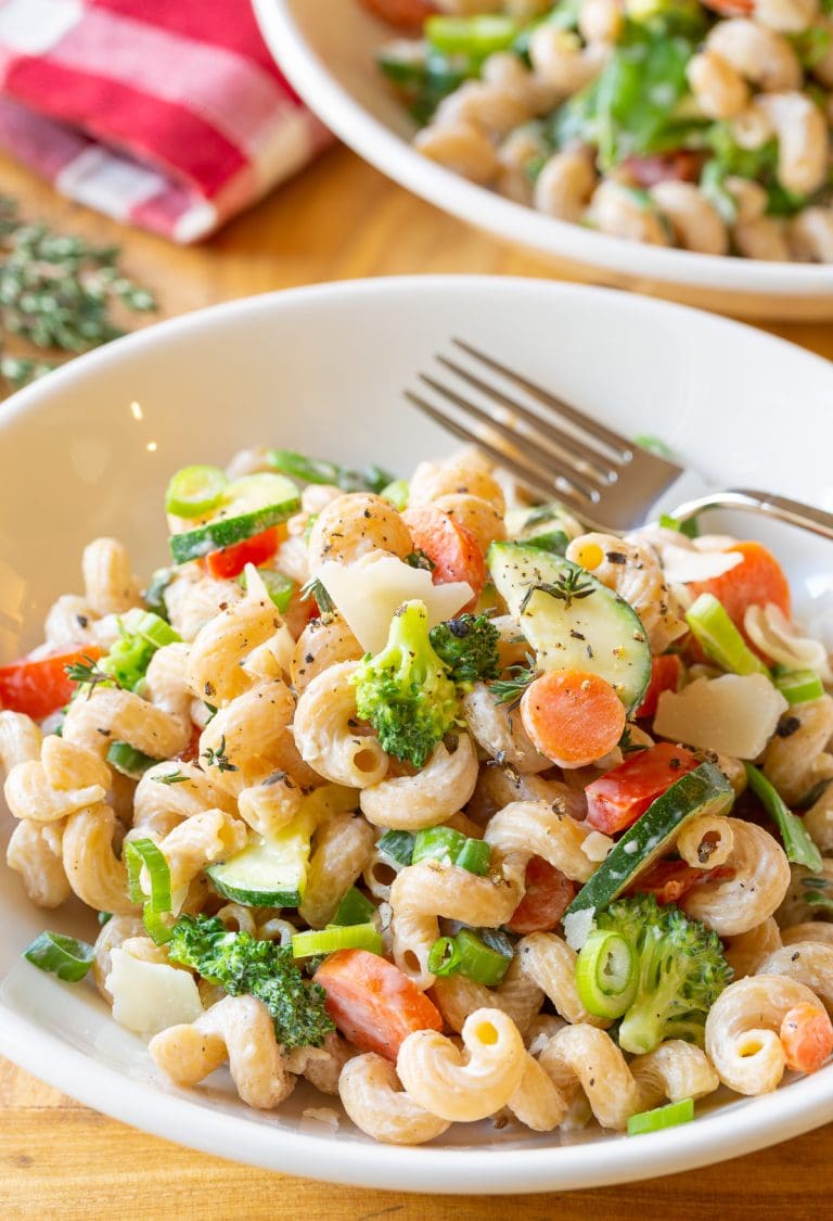 Skinny Pasta Primavera Recipe (VIDEO) A Spicy Perspective