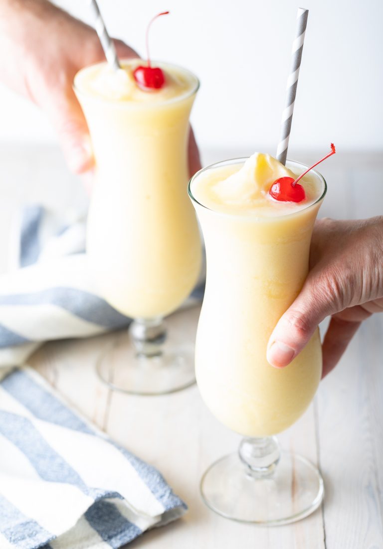 homemade pina colada
