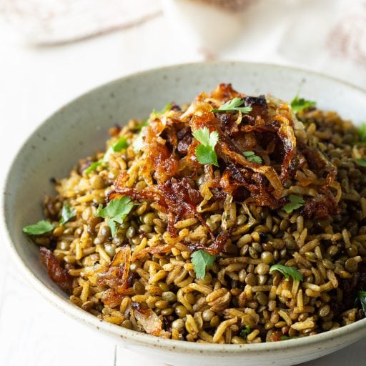 Mujadara Recipe (Lebanese Rice) A Spicy Perspective