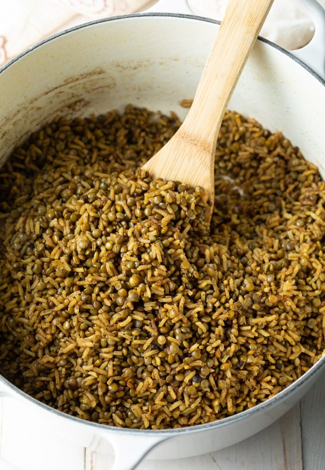 Mujadara Lentils and Rice Recipe 7