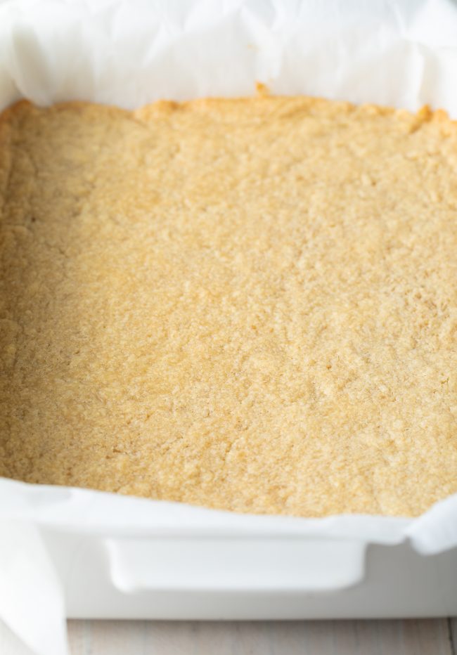 shortbread cookie layer