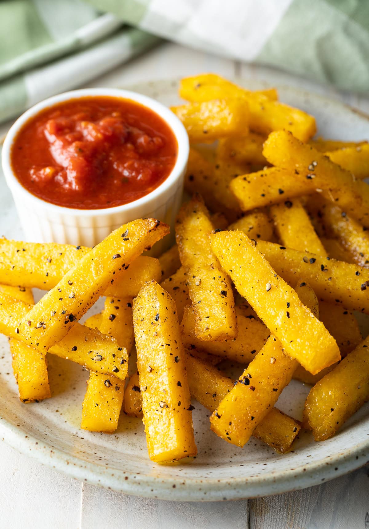 Crispy Polenta Fries Baked A Spicy Perspective
