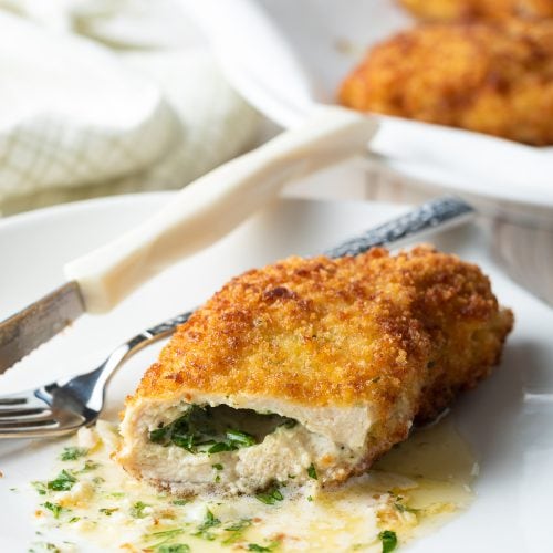Easy Chicken Kiev Recipe (Stuffed PanFried Chicken) + VIDEO