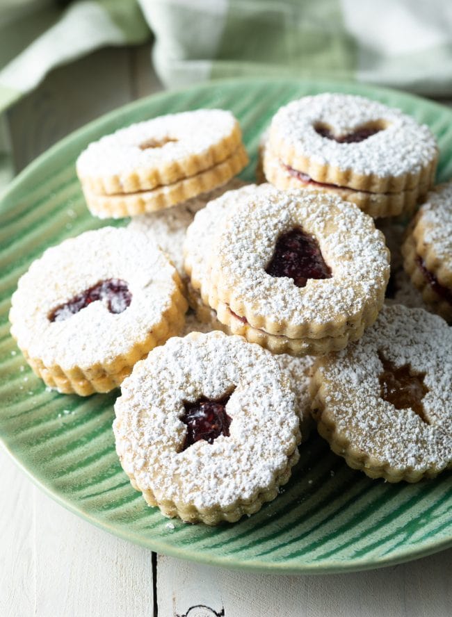 linzer cookies