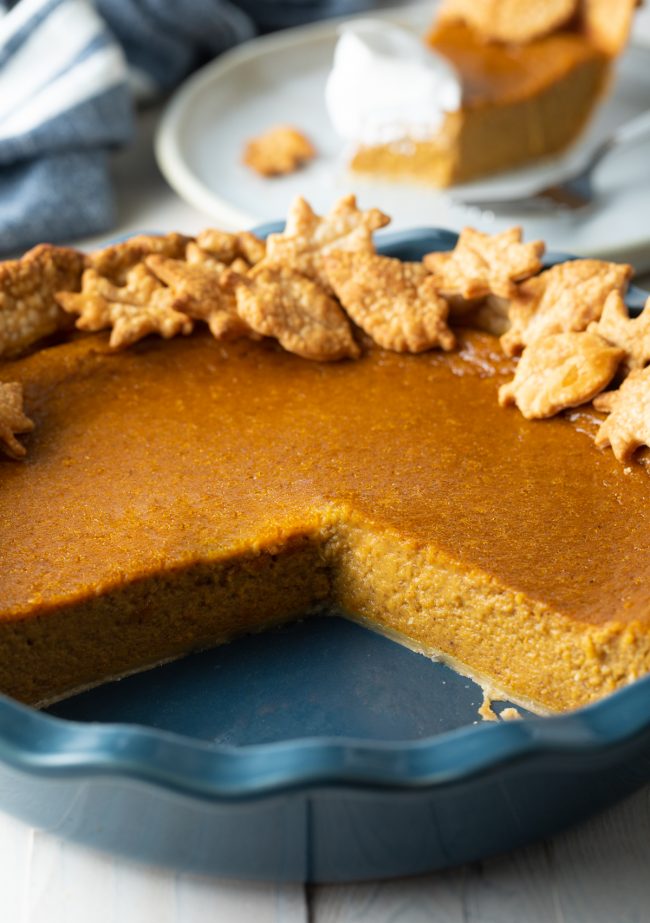 gluten free pumpkin pie recipe with easy ingredient swaps