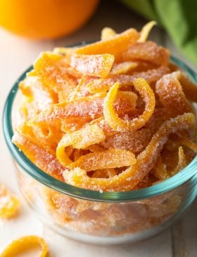 candied orange peels