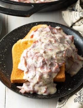 Chipped Beef on Toast