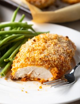 crispy baked buffalo chicken breast