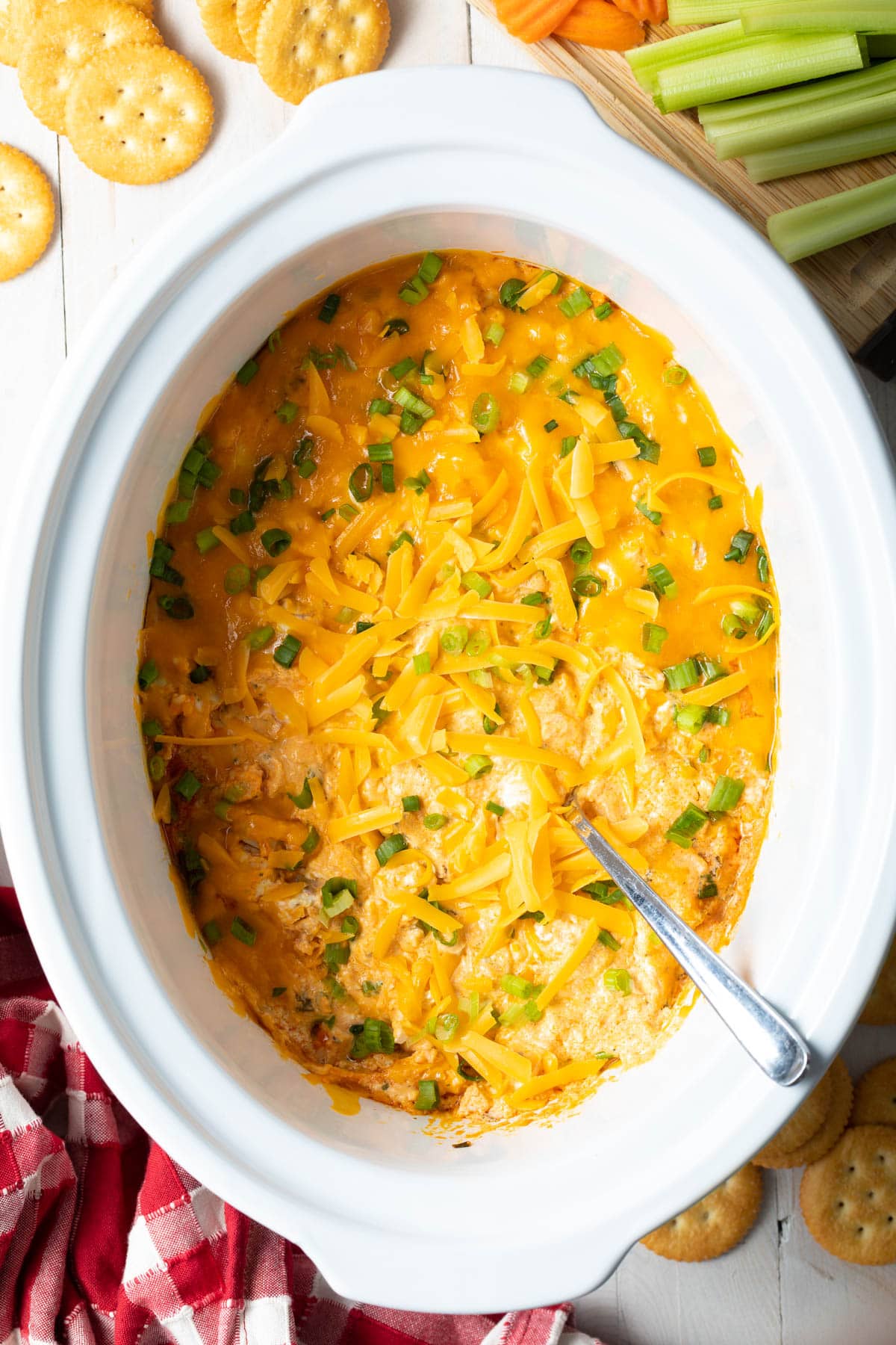 Crockpot Buffalo Chicken Dip Recipe + VIDEO A Spicy Perspective