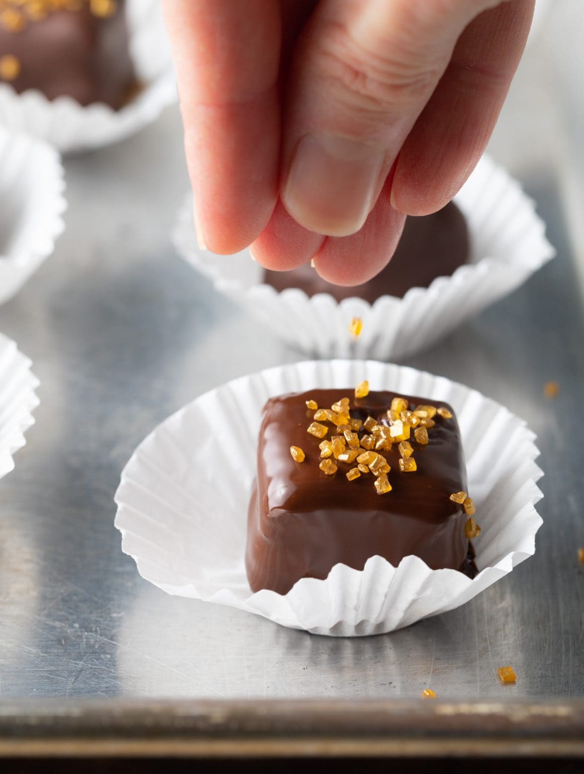 Easy Chocolate Petit Fours (Mini Cake Recipe) - A Spicy Perspective