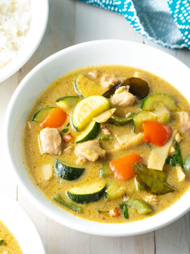 green chicken curry recipe