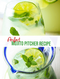 pitcher of mojitos