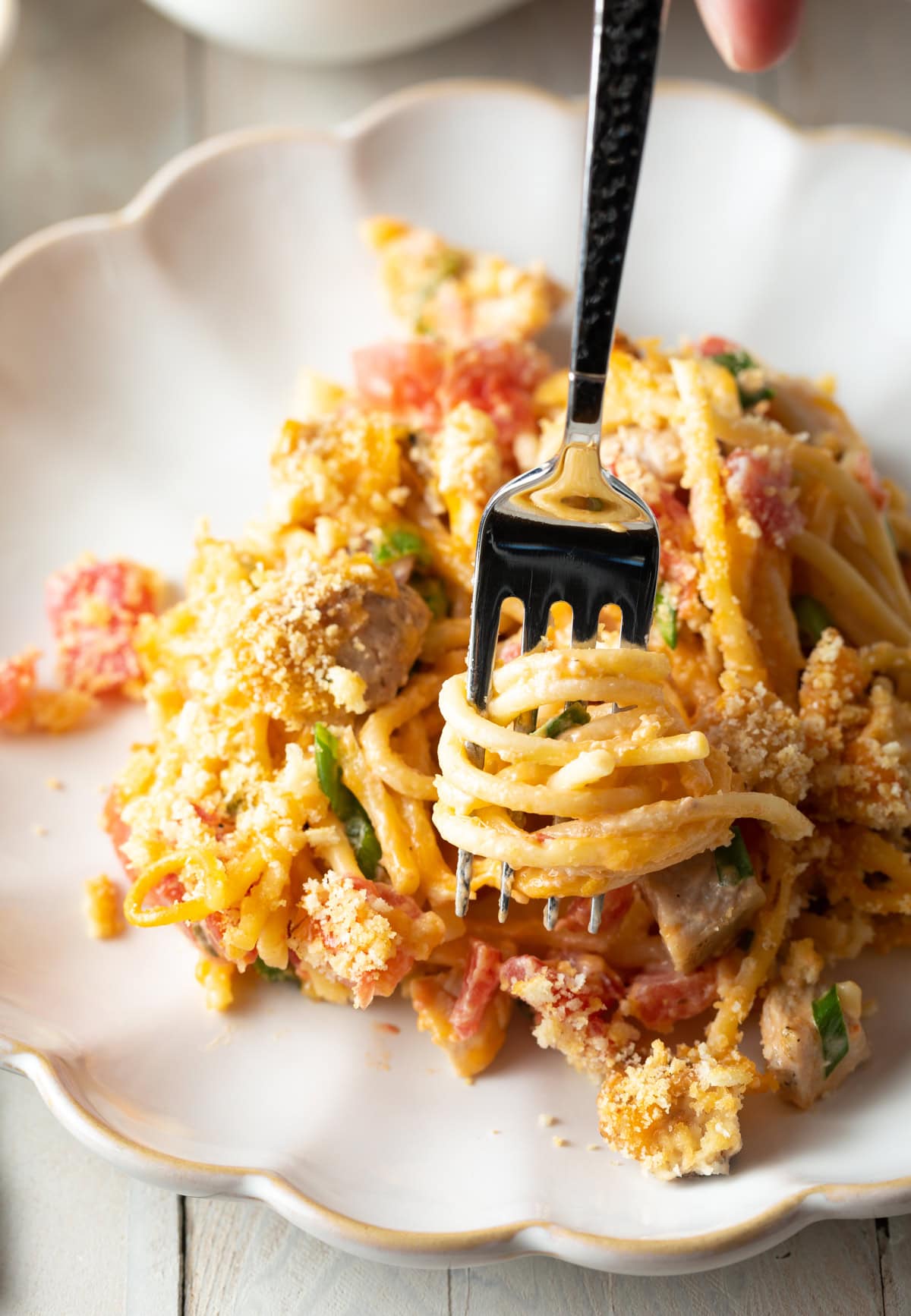 Cheesy Chicken Spaghetti with Rotel Casserole A Spicy Perspective