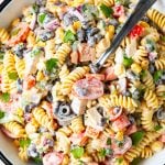 creamy ranch pasta salad