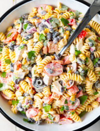 creamy ranch pasta salad
