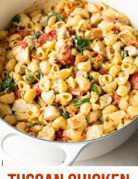Creamy Tuscan Chicken Pasta Recipe  VIDEO  - 23