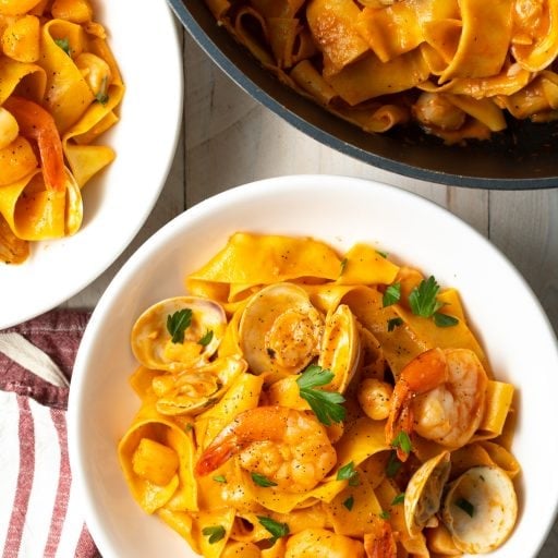 Pappardelle Pasta with Seafood Sauce Recipe A Spicy Perspective