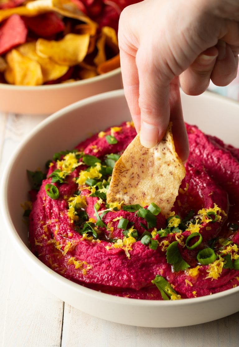 Zesty Roasted Beet Hummus Recipe A Spicy Perspective