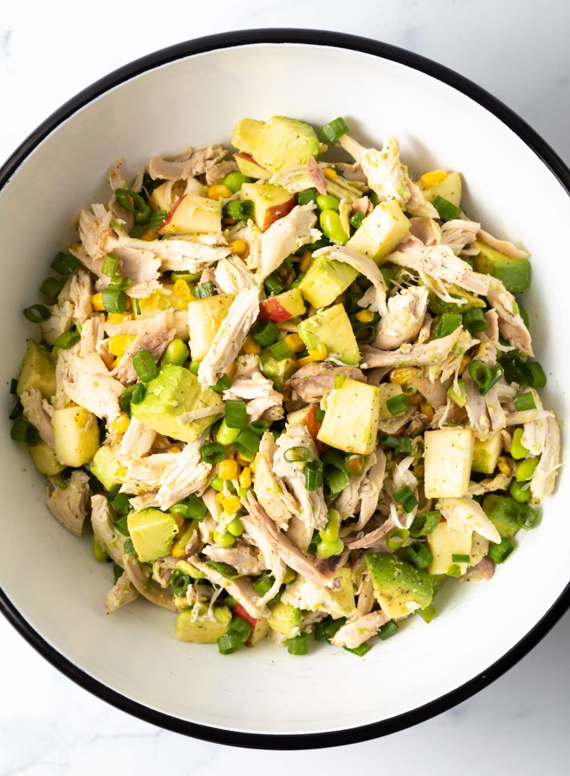 Avocado Chicken Salad (with Corn) + VIDEO A Spicy Perspective