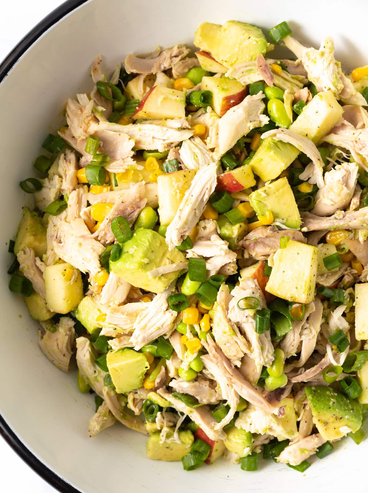 Avocado Chicken Salad (with Corn) + VIDEO A Spicy Perspective
