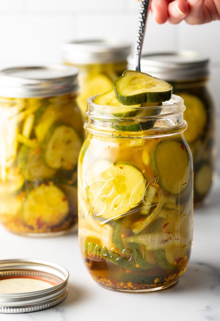 Refrigerator Bread and Butter Pickles Recipe A Spicy Perspective