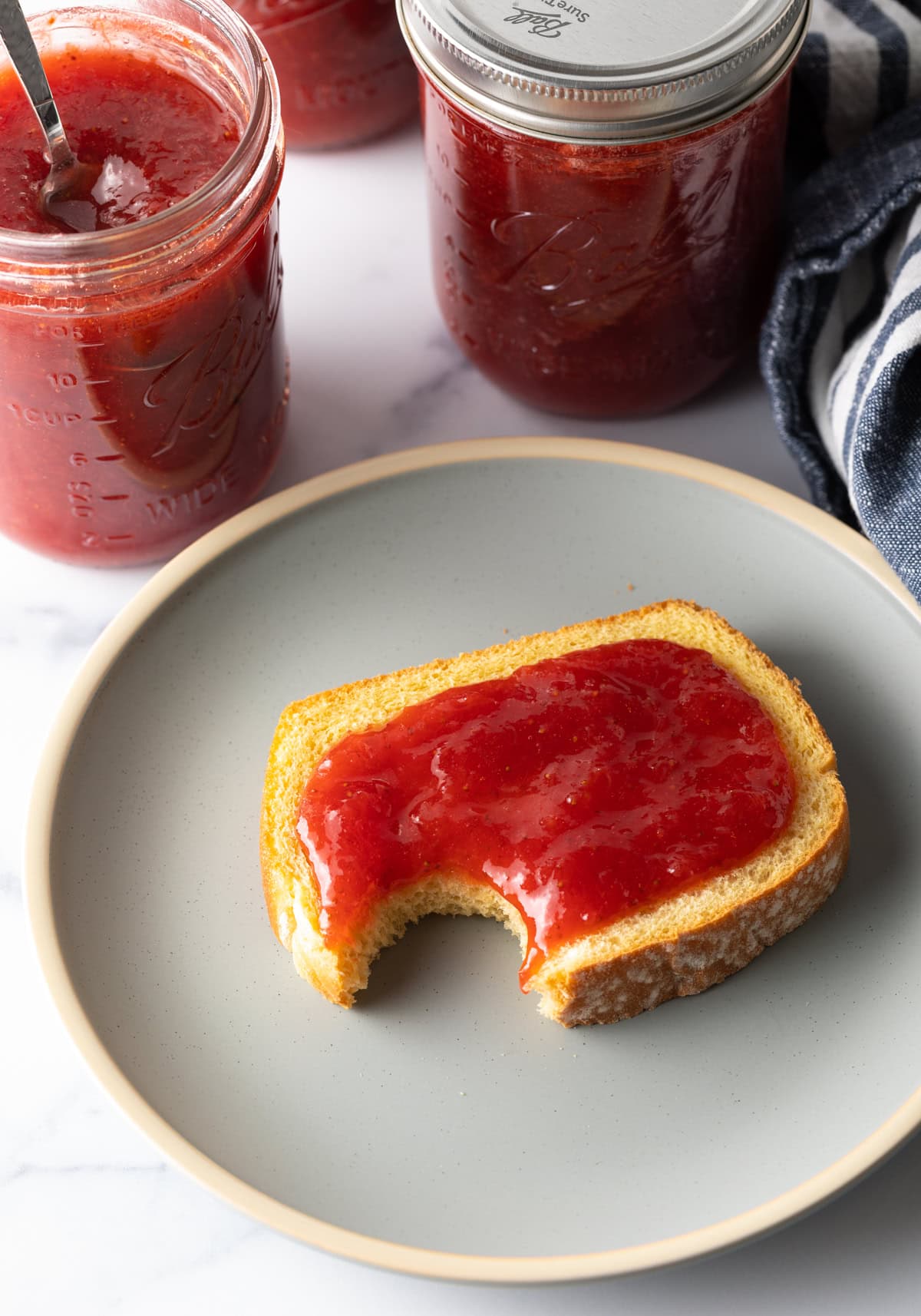 Strawberry Rhubarb Jam Recipe + VIDEO - A Spicy Perspective