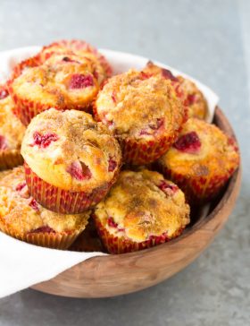 Perfect Strawberry Rhubarb Yogurt Muffins Recipe
