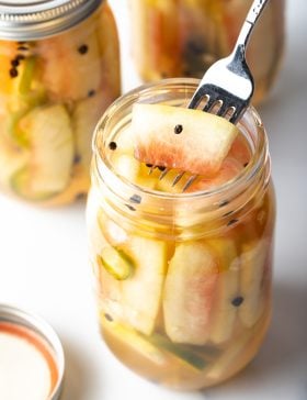 pickled watermelon rind