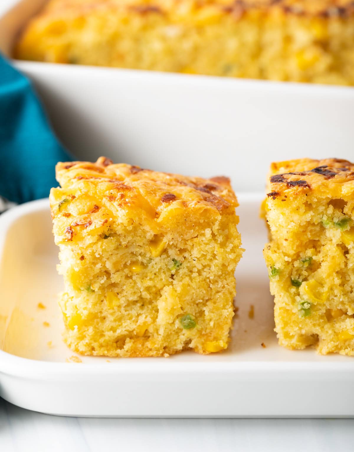 Moist and Fluffy Jalapeno Cheddar Cornbread-image