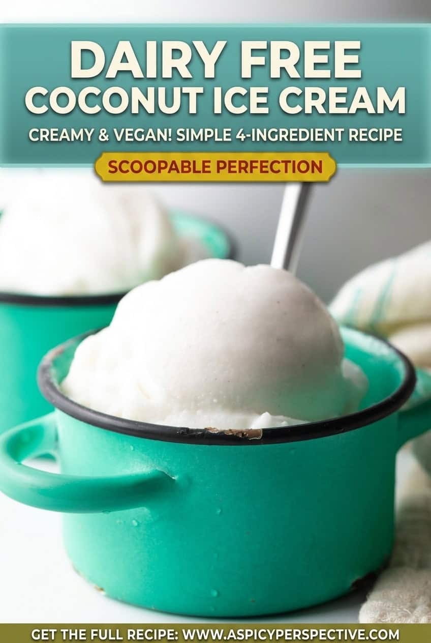 Dairy Free Coconut Ice Cream - A Spicy Perspective