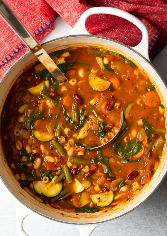 Better Than Olive Garden Minestrone Soup Recipe - A Spicy Perspective