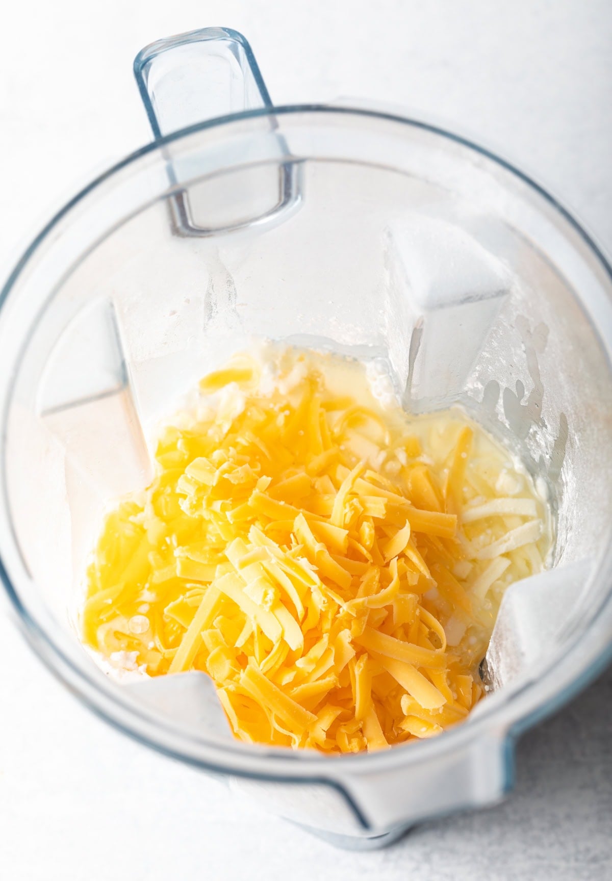 blender with cheese