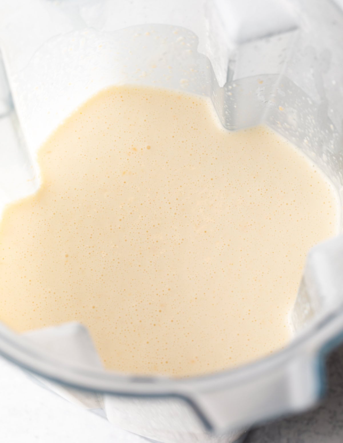 pao de queijo recipe smooth batter in a blender