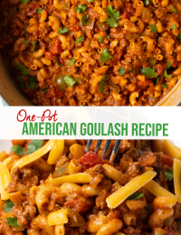 one pot American goulash recipe