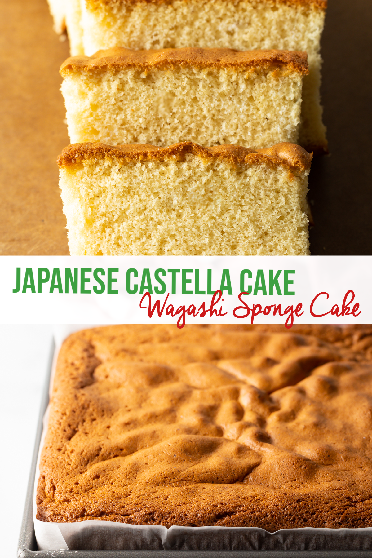 Japanese castella cake wagashi sponge cake