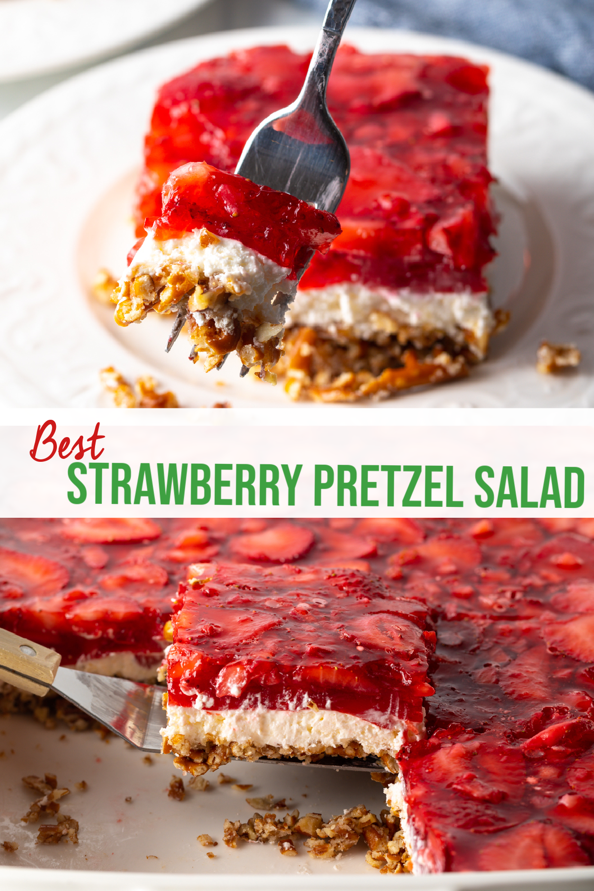 best strawberry pretzel salad dessert